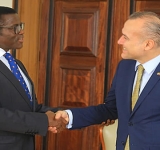 Turkish Ambassador to Uganda Mehmet Fatih Visits the Katikkiro of Buganda
